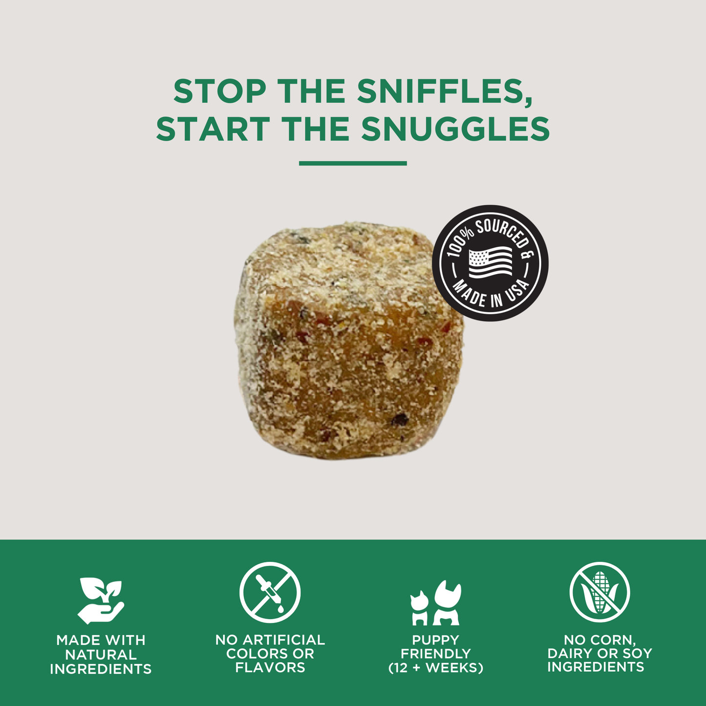 The Only Allergy Soft Chews Dogs Needs: 120 count jar