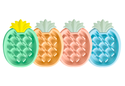 Specks & Pets Pineapple Slow Feeder Pet Bowl