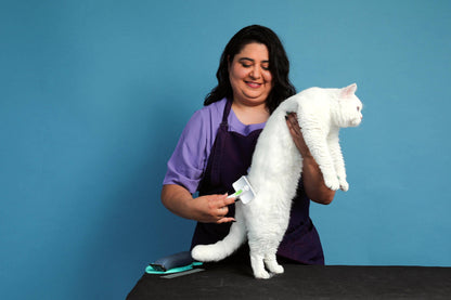 Andis Large Firm Slicker Brush - Green/White - VBL