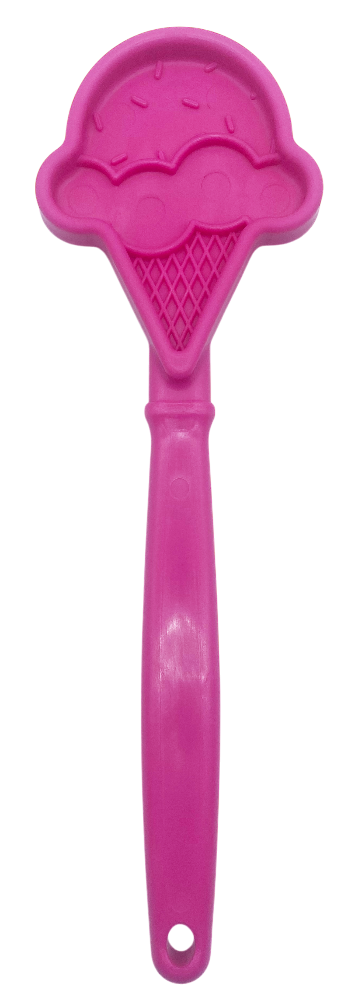 Lick Stick Hand-Held Interactive Enrichment Toys: Ice Cream Cone Lick Stick - Pink
