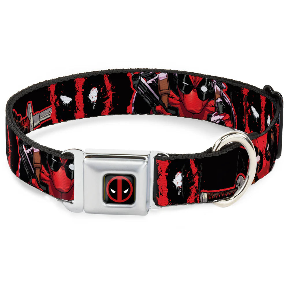 Buckle-Down Dog Collar 15”-26” Deadpool