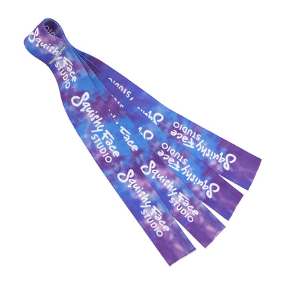 Squishy Face Studio Flirt Pole V2 Replacement Lure: Rainbow Tie Dye / With Squeakers