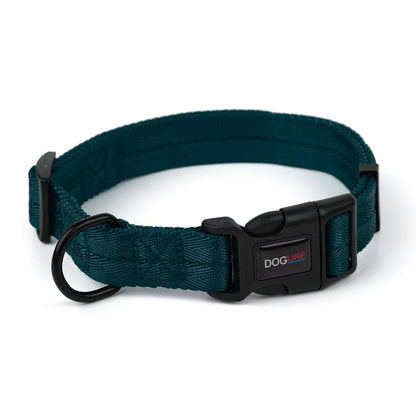 Nylon Flat Collar: Lime Green / 13-20" / 3/4"
