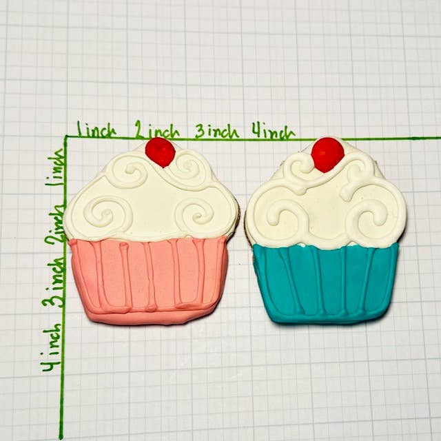 Happy Birthday Fido!: Pupcake Cookie Pink 3.5"