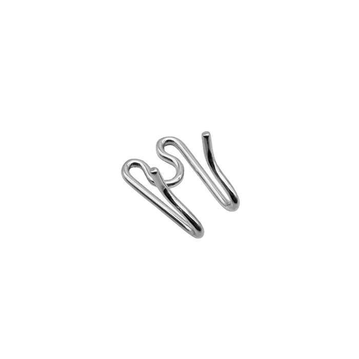 Herm Sprenger-Middle links for lengthening - Steel chrome-plated, 2.25 mm, 3 cm / 1" (3-Pack)