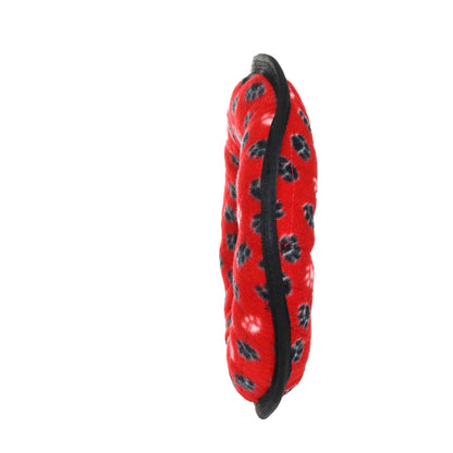 Tuffy Ultimate Ring - Red Paw, Durable, Squeaky Dog Toy
