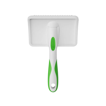 Andis Large Firm Slicker Brush - Green/White - VBL