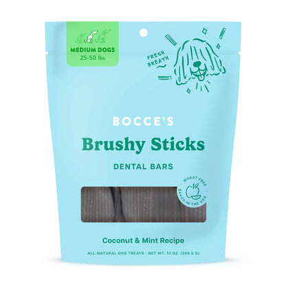 Bocce's Bakery Dailies Brushy Sticks Dog Dental Treats: Small