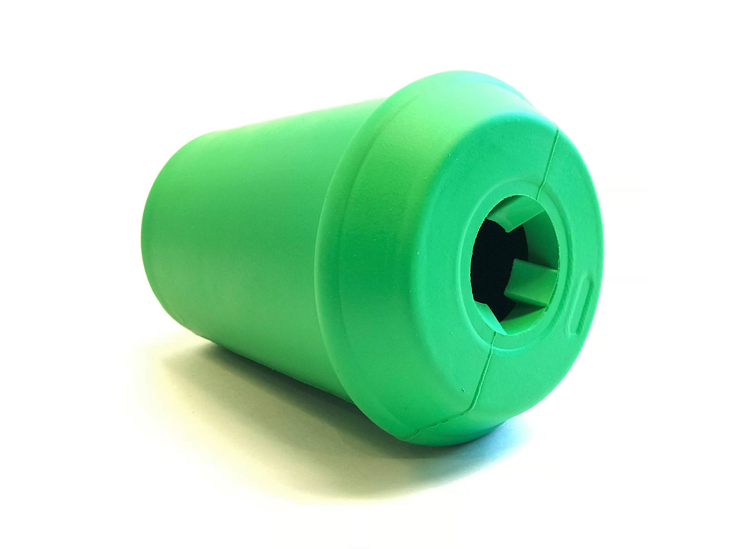 SP Coffee Cup Durable Rubber Chew Toy and Treat Dispenser: Medium Green Coffee Cup