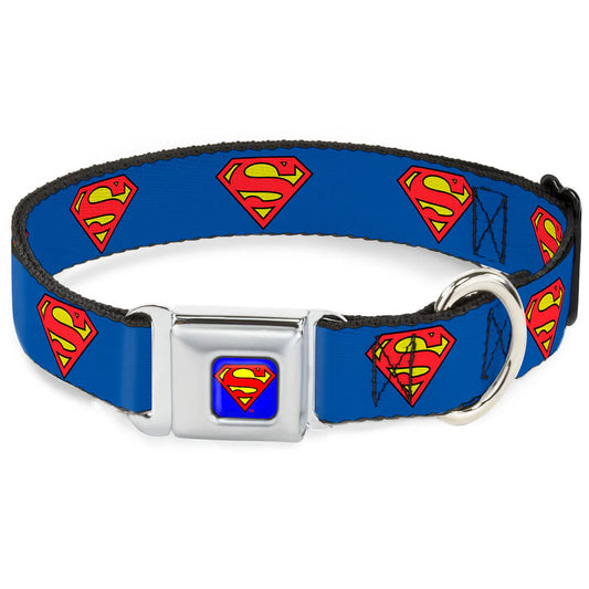 Buckle-Down Dog Collar 15”-26” Superman