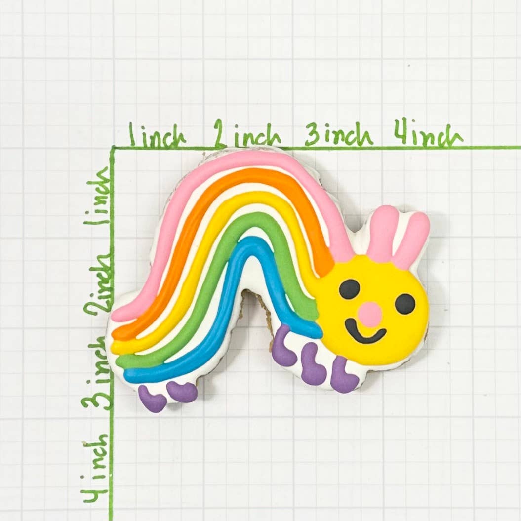Feeling Lucky? : Colorful Caterpillar Cookie