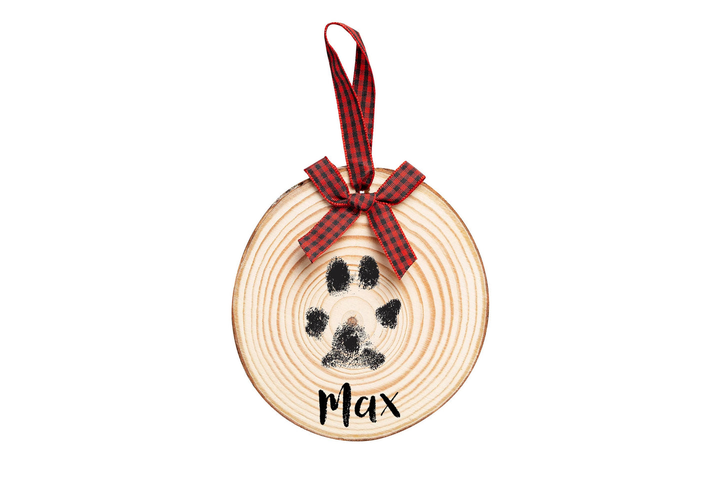 Pearhead Wooden Pawprints Ornament