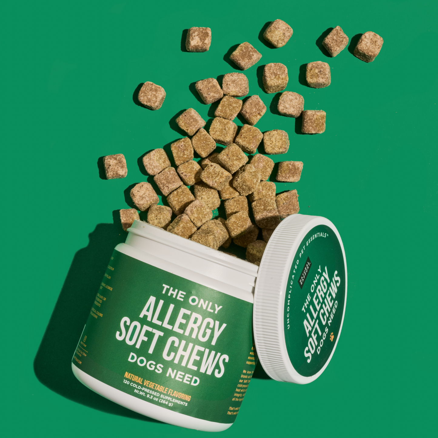 The Only Allergy Soft Chews Dogs Needs: 120 count jar