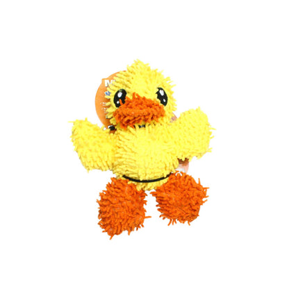 Mighty Jr Microfiber Ball Duck, Durable, Squeaky Dog Toy