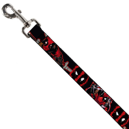 Buckle-Down Dog leash Deadpool 4ft