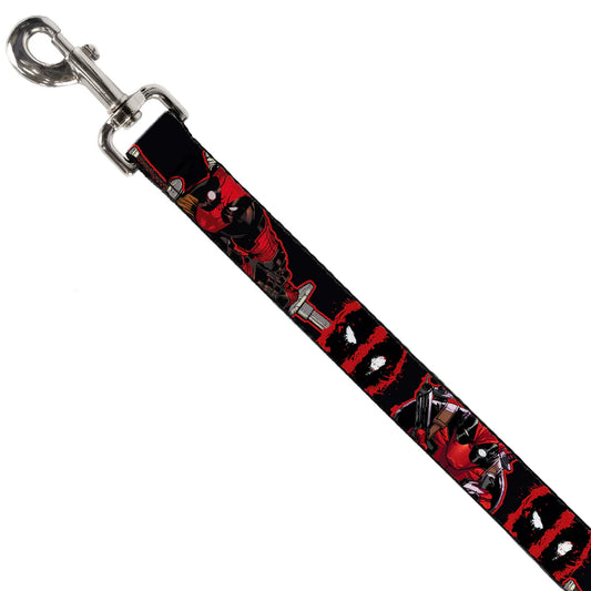 Buckle-Down Dog leash Deadpool 4ft