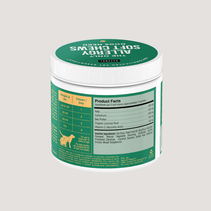 The Only Allergy Soft Chews Dogs Needs: 120 count jar