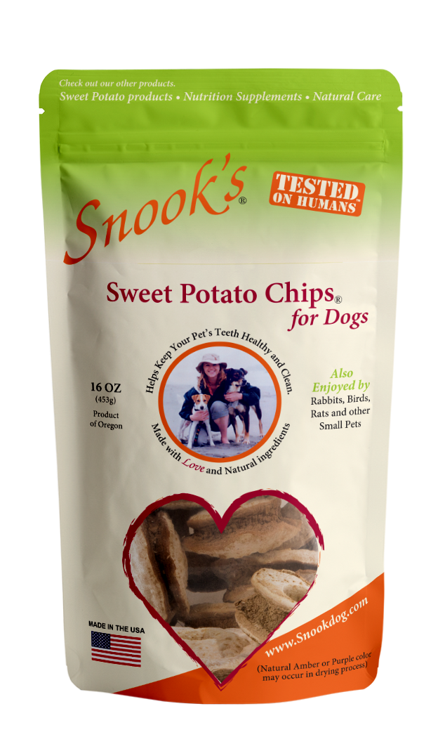Snook Sweet Potato Dog Chips