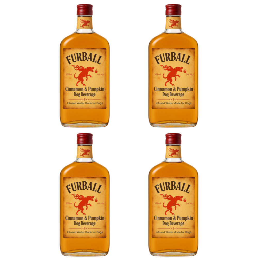 Furball Dog Whiskey Minis 100ml |12ct | Pumpkin-Cinnamon