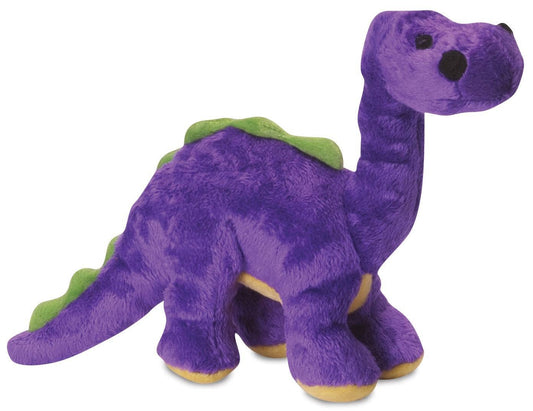 Dinos Bruto w/Chew Guard Plush Dog Toy Purple Small | GoDog
