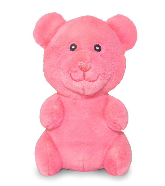 Gummy Bear Plush Dog Toy Pink 10" | ThoozyPet