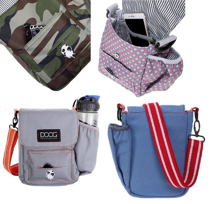 DOOG Walkie Bags: Navy & Red
