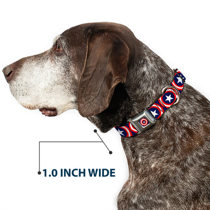 Buckle-Down Dog Collar 15”-26” Captain America