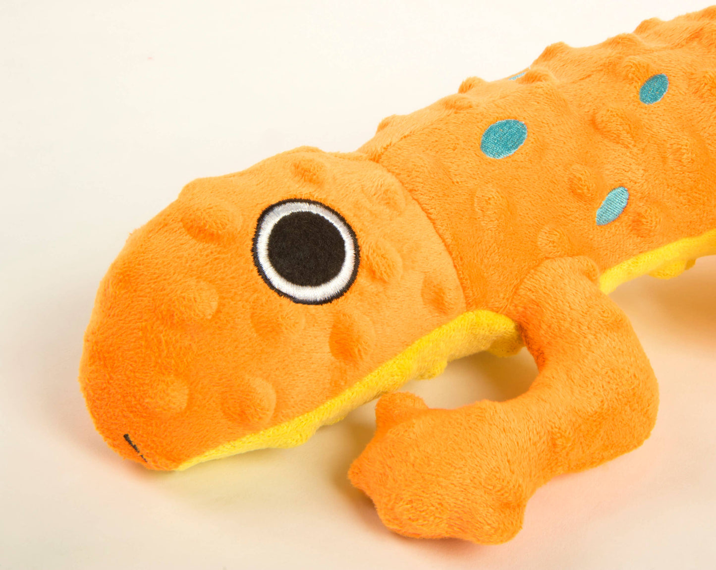 Amphibianz Gecko Squeaky Plush Dog Toy Large | GoDog