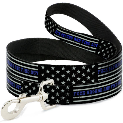 Buckle-Down Dog Leash Blue FAFO 4ft