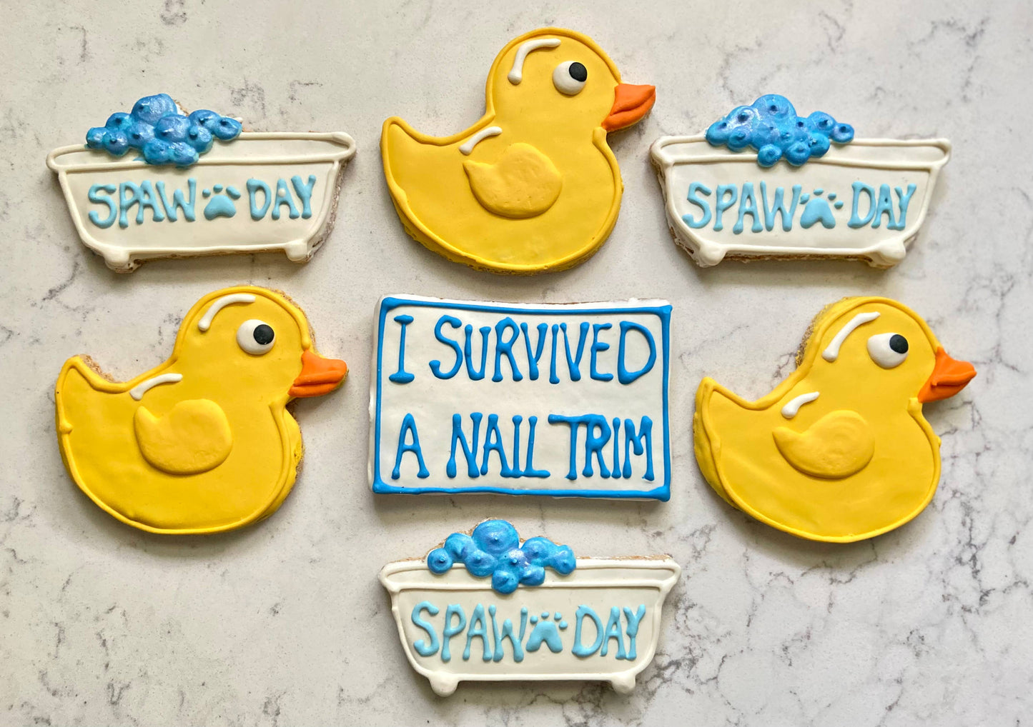 Spaw Day Cookies: Rubber Duckie You're the One Cookie