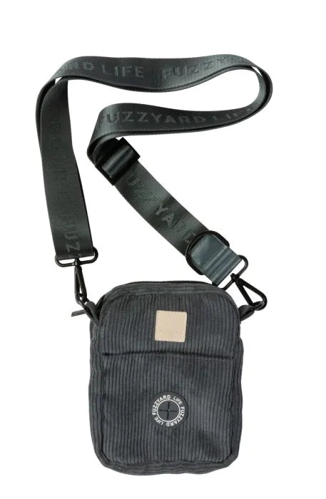 FuzzYard Corduroy Cross Body Bag- Slate Grey