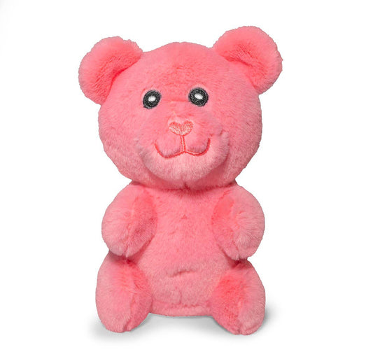 Gummy Bear Plush Dog Toy Pink 6" | ThoozyPet