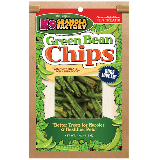 Chip Collection, Green Bean Chips For Dogs, 4oz