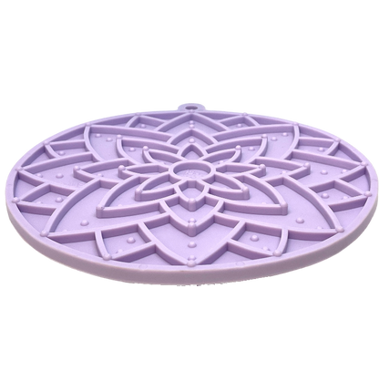 Lotus eMat Enrichment Lick Mat With Suction Cups: Light Green