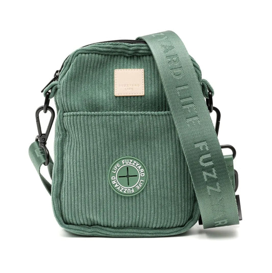 FuzzYard Corduroy Cross Body Bag- Myrtle Green