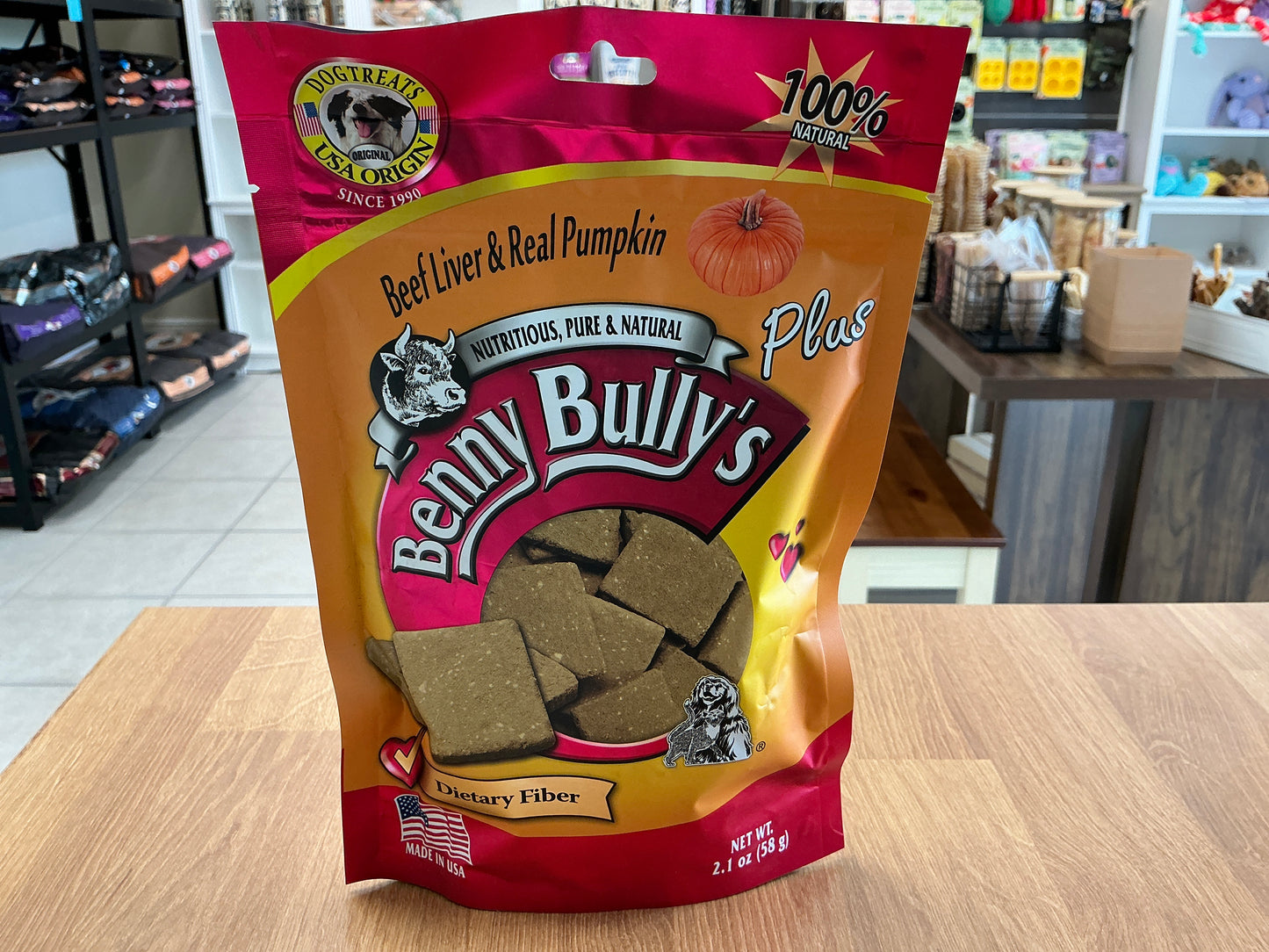 Benny Bully’s beef liver & pumpkin 2.1oz