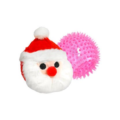 Patchwork Pricklet 4” Santa