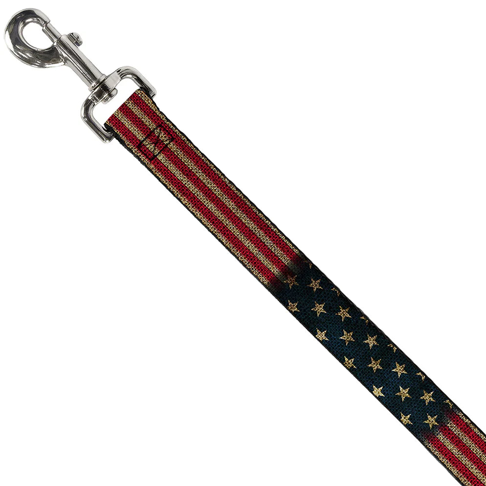 Buckle-Down Dog Leash America Flag 4ft