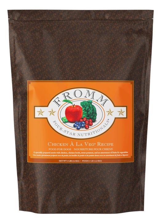 FROMM Four-Star Chicken À La Veg® Recipe Dry Dog Food, 4lb