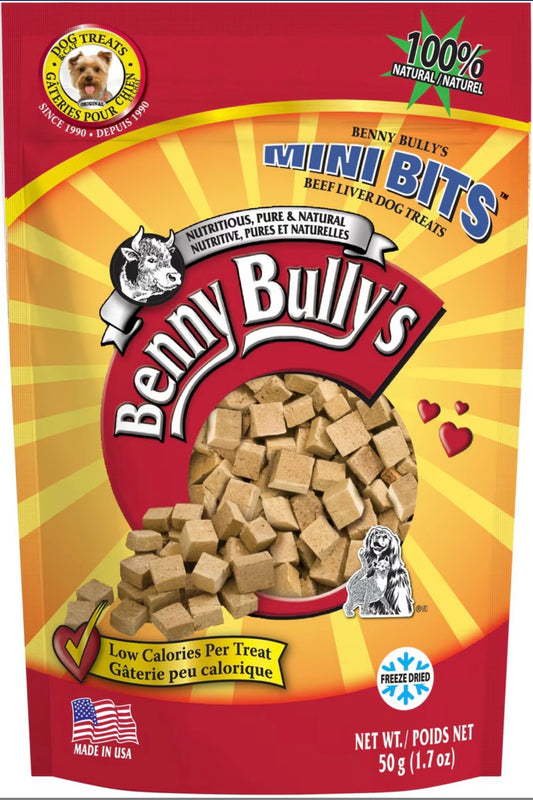 Benny Bully’s Beef Liver Mini Bits