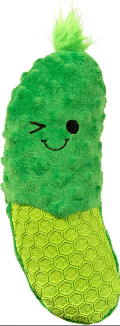 Dillbert Pickle Tough N Texture Plush Dog Toy | GoDog