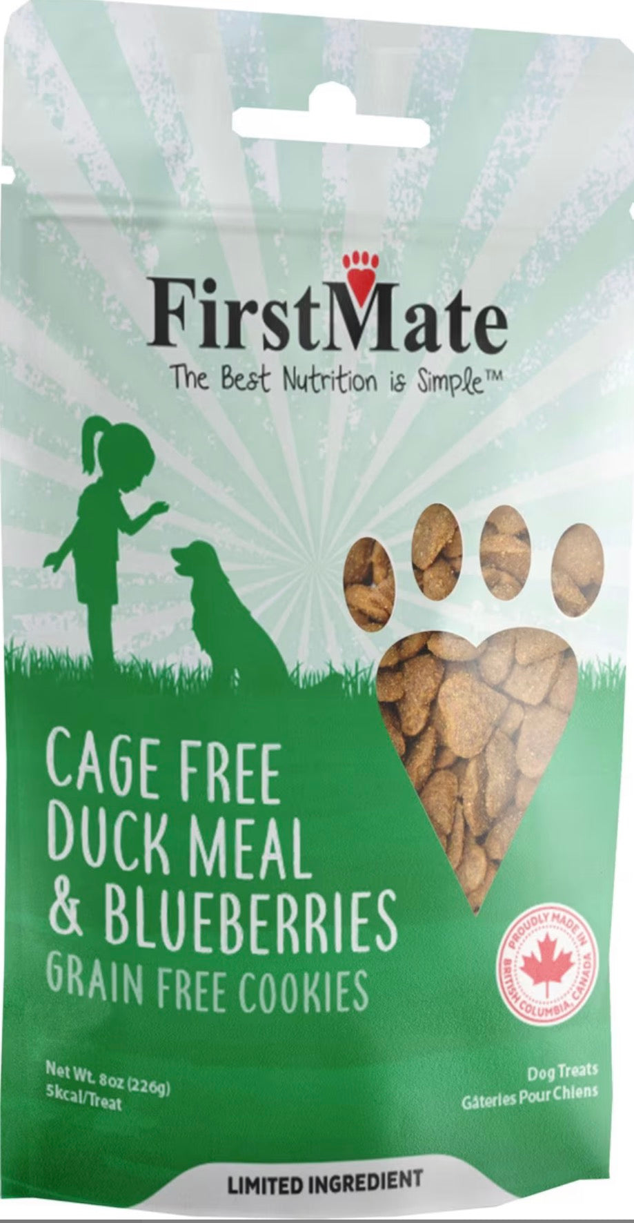 Cage Free Duck Meal & Blueberries Dog Treats | Firstmate