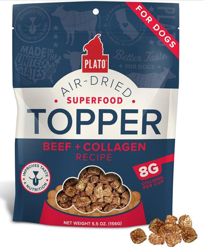 Plato Air-Dried Superfood Toppers & Treats with Collagen
