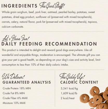 FROMM Crunchy Os Pot Roast Punchers® Flavor Dog Treats