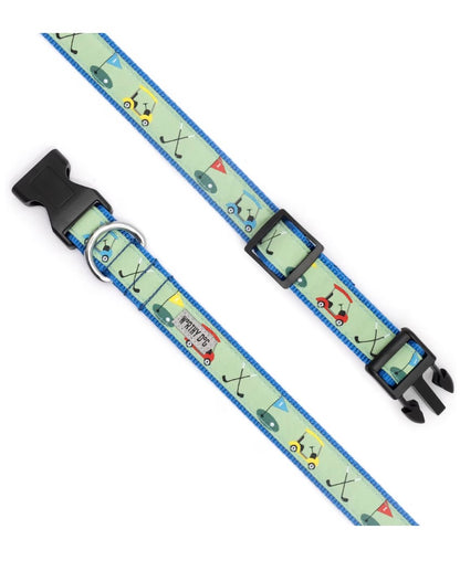 Golf Dog Collar, Green | The Worthy Dog