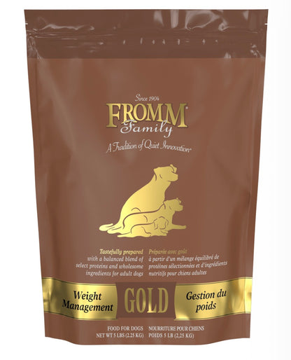 FROMM Gold Weight Management Dry Dog Food, 5lb
