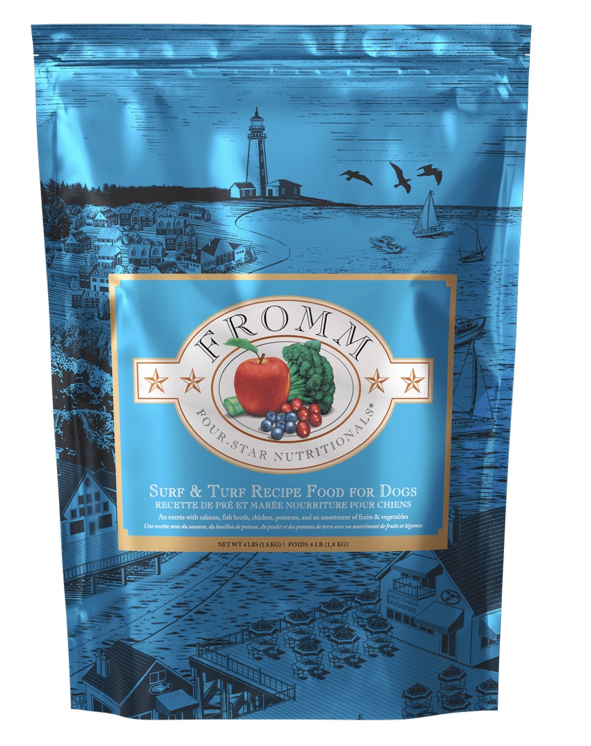 FROMM Four-Star Surf & Turf Recipe Dry Dog Food, 4lb