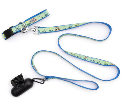 Golf Dog Collar, Green | The Worthy Dog