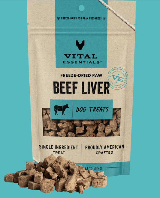 Vital Essentials freeze dried raw beef liver 2.1oz