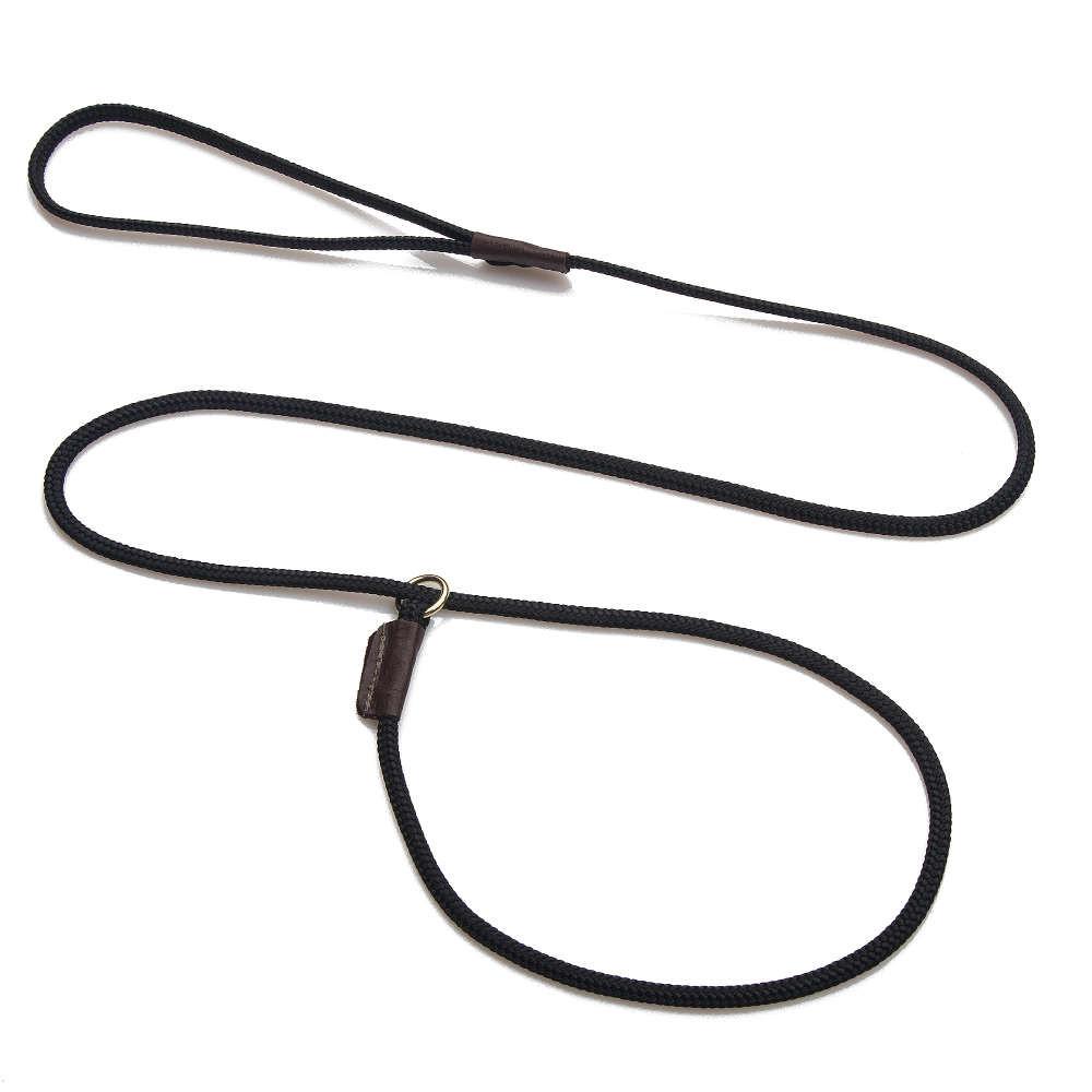 British Show Slip Lead- Black w/Tab